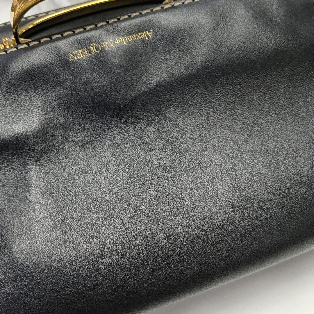 Calfskin Shoulder Bag Black
