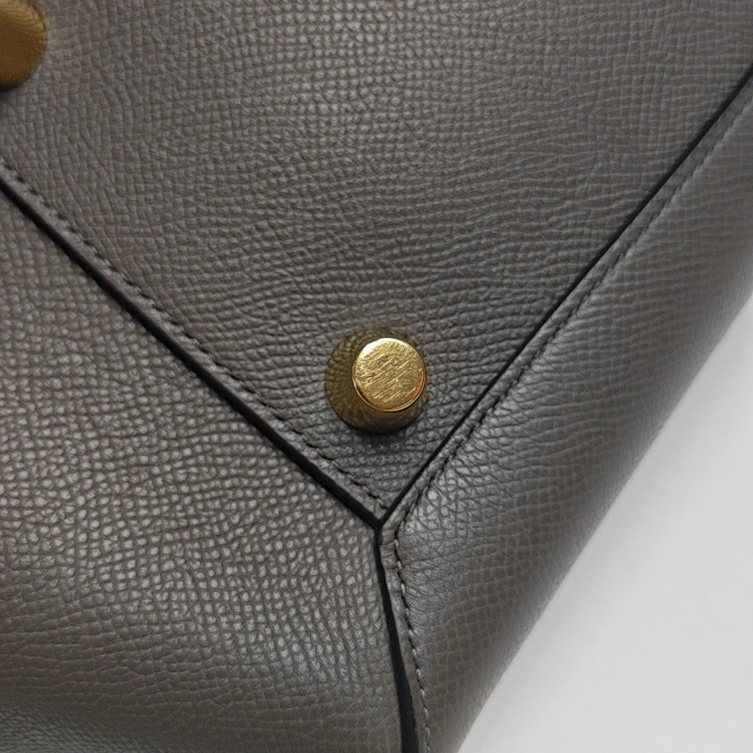 BELT Mini Calfskin Gray