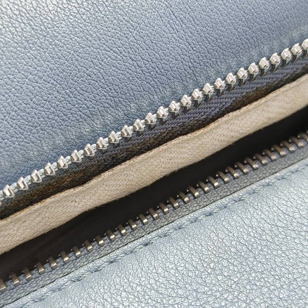 Puzzle Medium Calfskin Blue