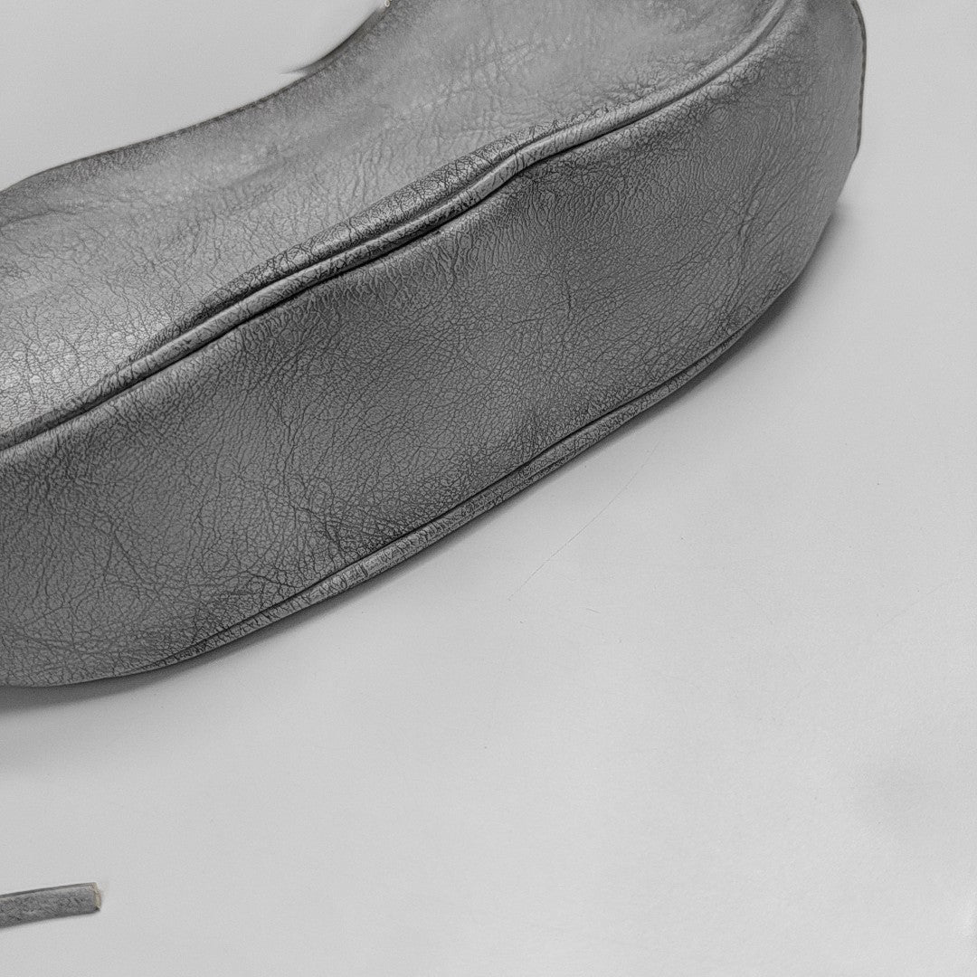Le Cagole Mini Lambskin Silver