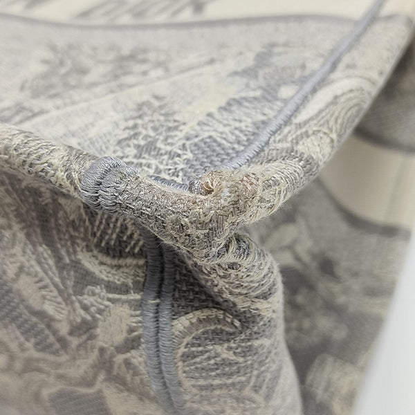Book Tote Medium Fabric Gray