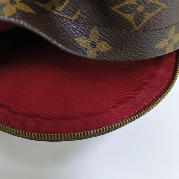 PALM SPRINGS Mini Monogram Coated Canvas Brown