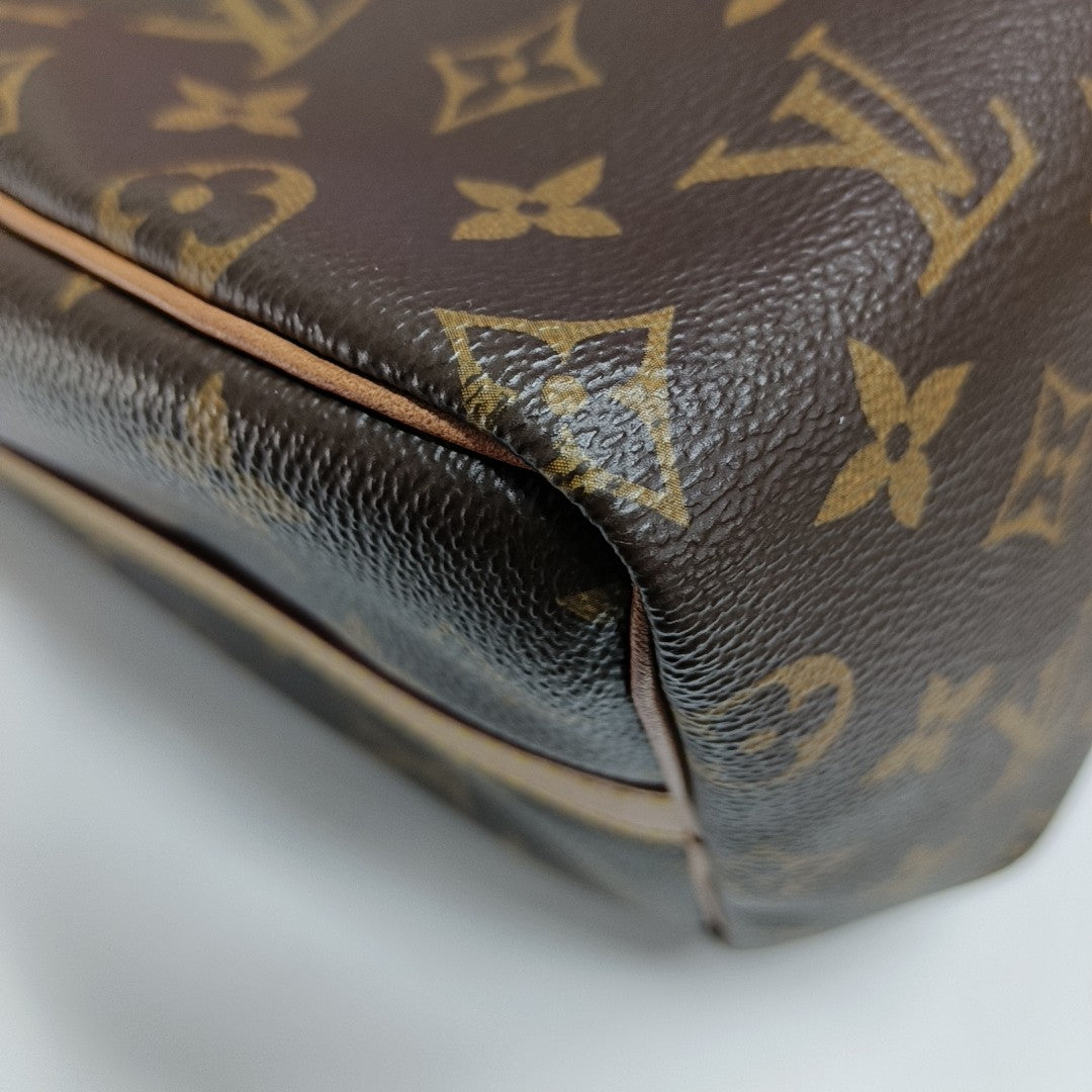 SPEEDY 25 Monogram Coated Canvas Brown