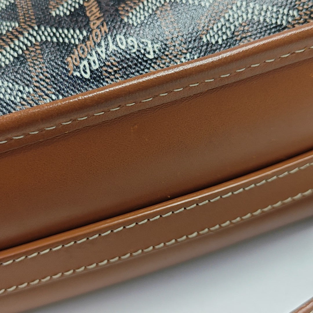 Belvedere Coated Canvas Brown