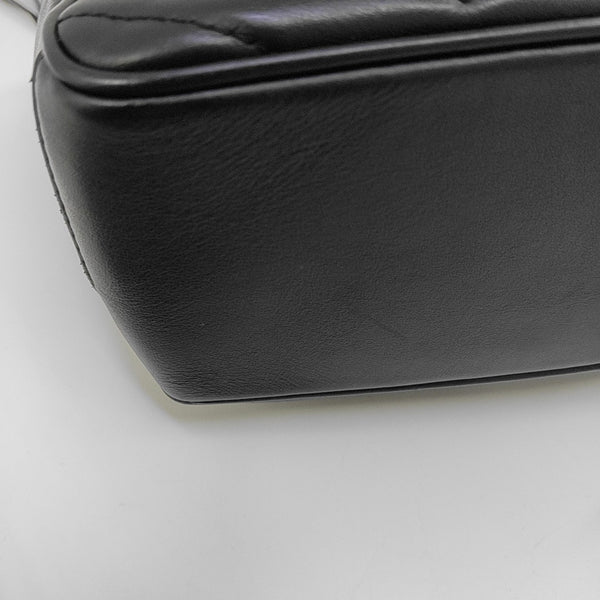 GG Marmont Medium Quilted Calfskin Black