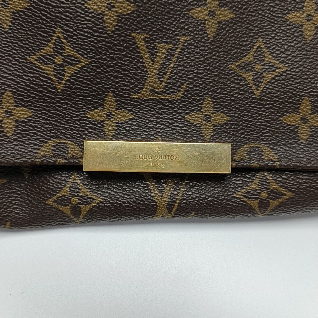 FAVORITE PM Monogram Coated Canvas Brown