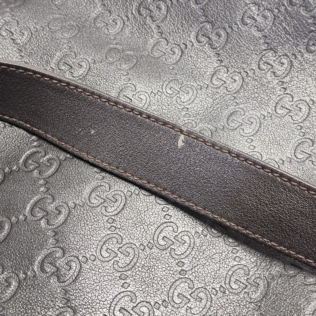 GG Imprime Monogram Calfskin Black