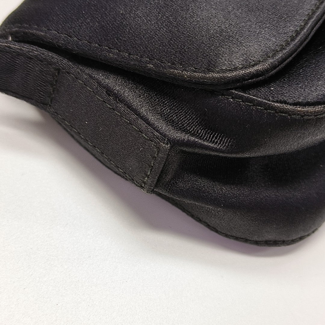 Silk Satin Black