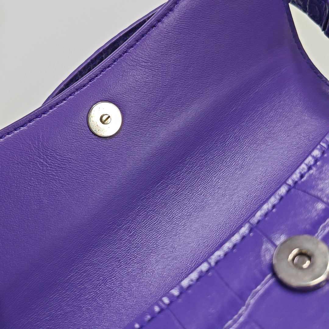 Hourglass Small Calfskin Purple
