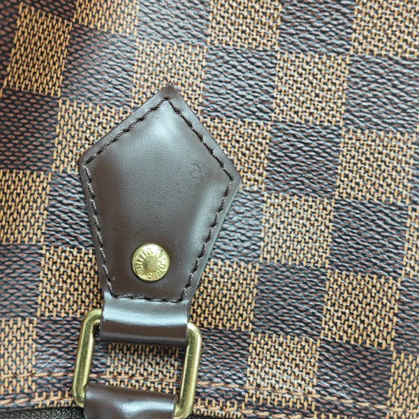 SPEEDY 25 Damier Ebene Coated Canvas Brown