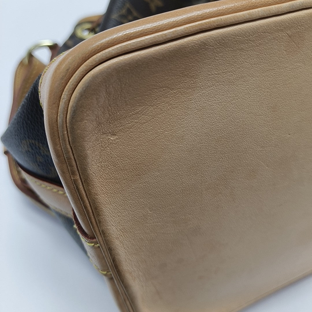 NOÉ BB Monogram Coated Canvas Brown