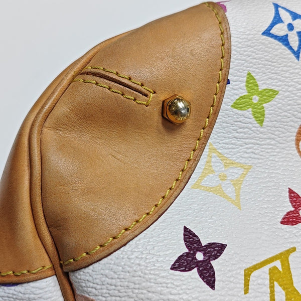 GRETA Monogram Coated Canvas White