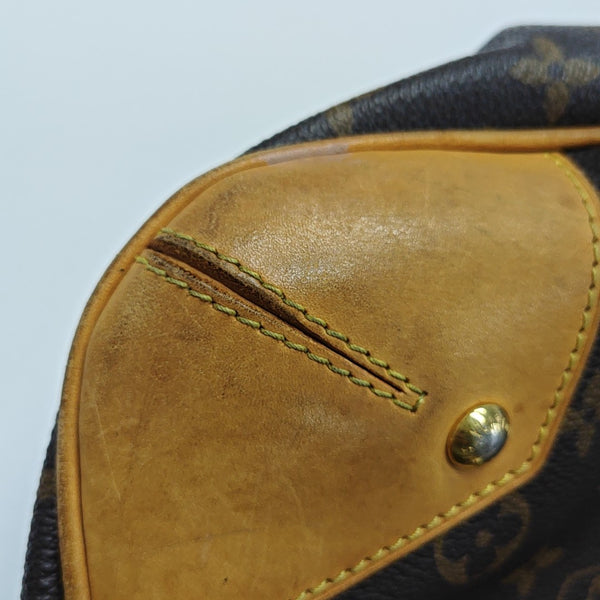 RETIRO GM Monogram Coated Canvas Brown