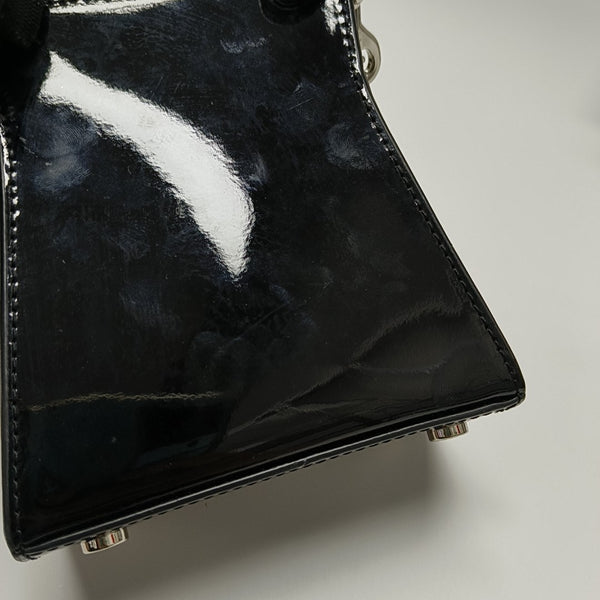 Leather Shoulder Bag Black