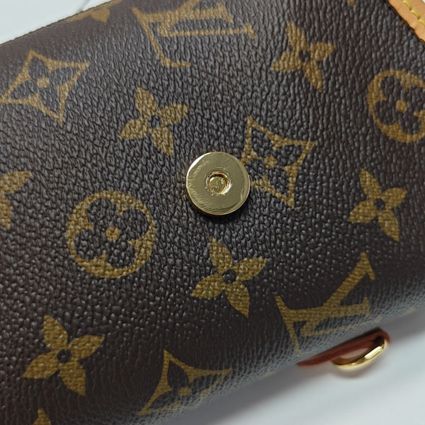FOLD ME Monogram Coated Canvas Brown