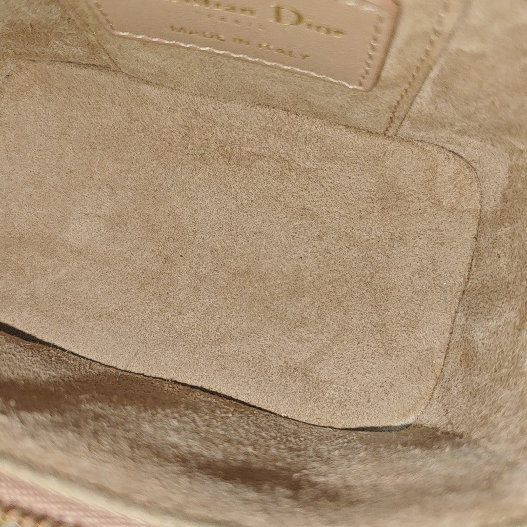 Lady Dior Super Mini Cannage Lambskin Pink