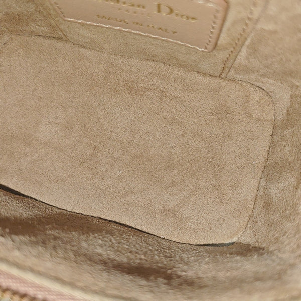 Lady Dior Super Mini Cannage Lambskin Pink