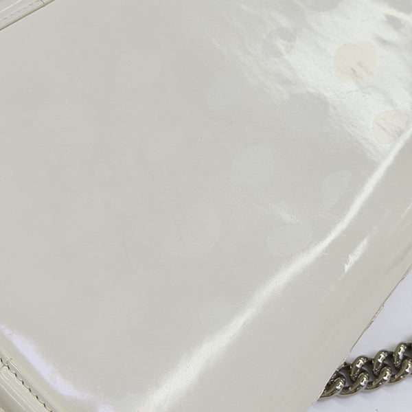BOY CHANEL Maxi Calfskin Beige