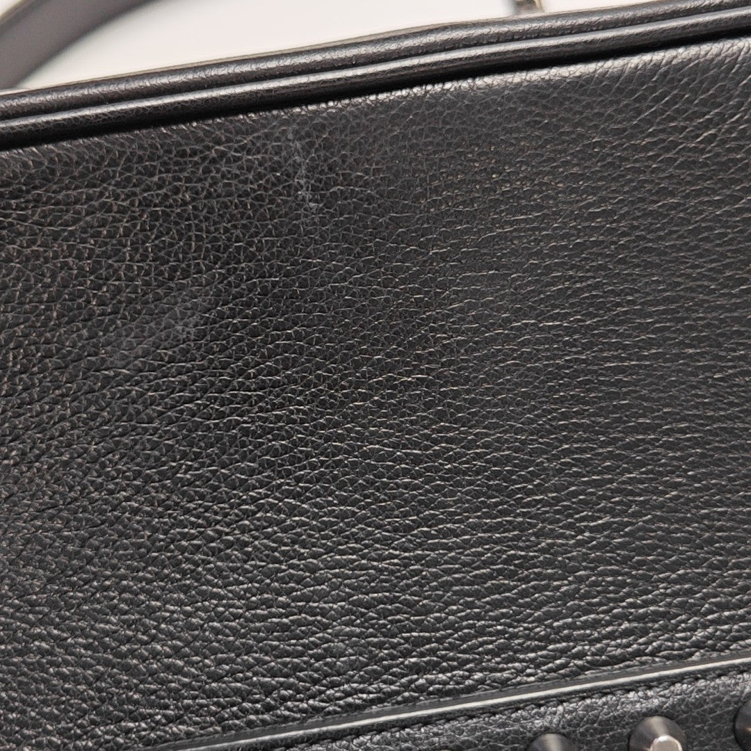 Calfskin Shoulder Bag Black