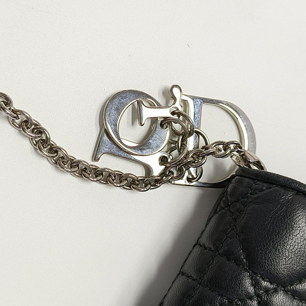 Lady Dior Small Cannage Lambskin Black