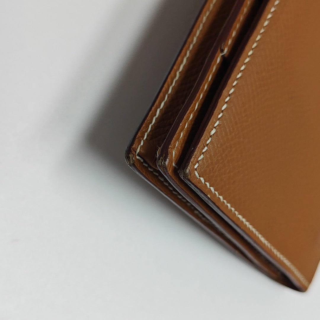 Bearn Medium Epsom Brown Wallet
