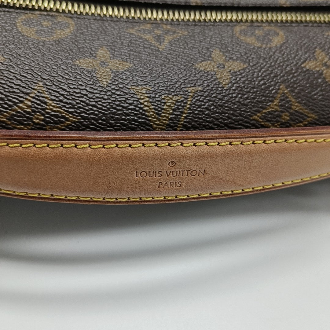 MÉTIS MM Monogram Coated Canvas Brown