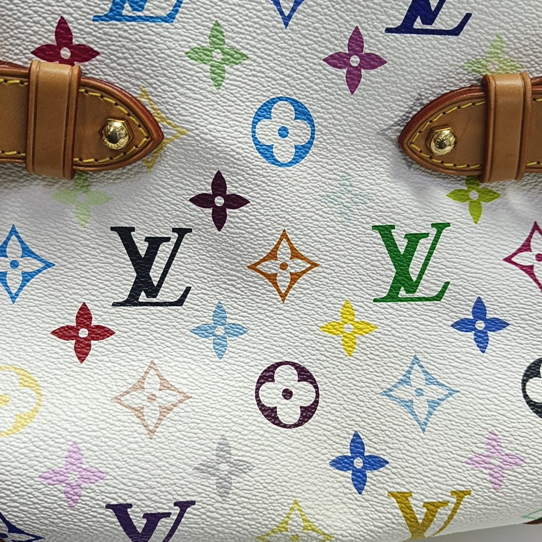 LV × TM CLAUDIA Monogram Coated Canvas White