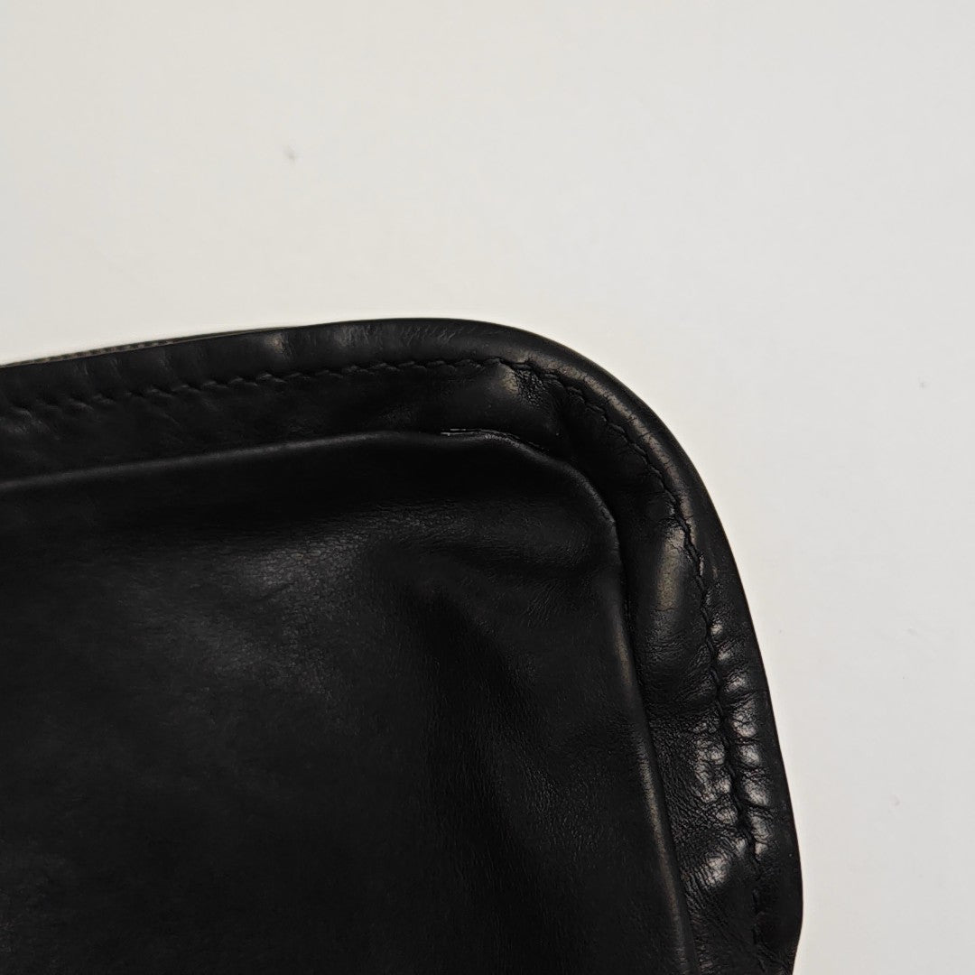 Calfskin Clutch Black