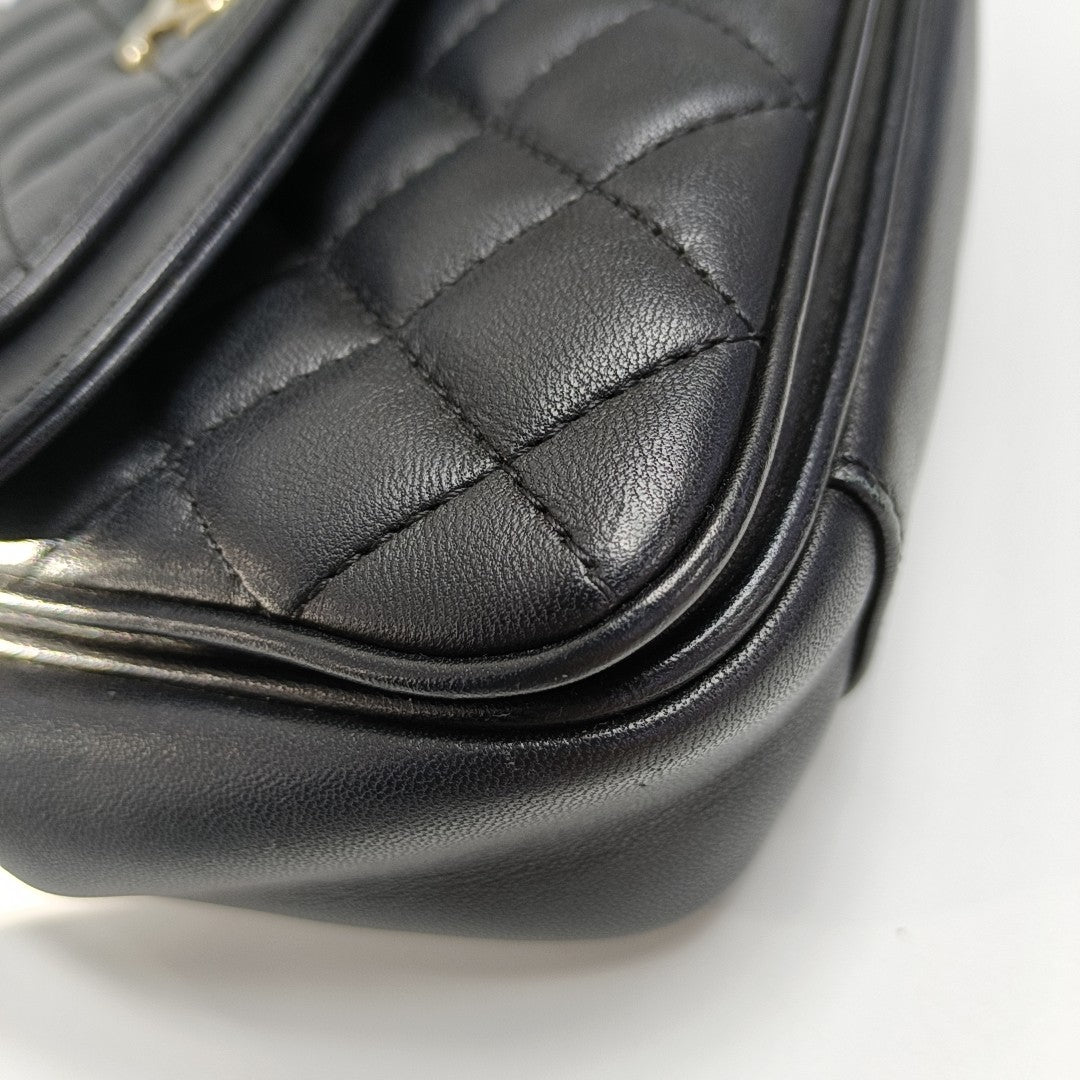 Quilted Lambskin Black
