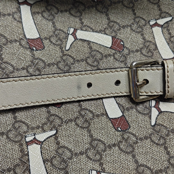 Monogram Coated Canvas Shoulder Bag Beige