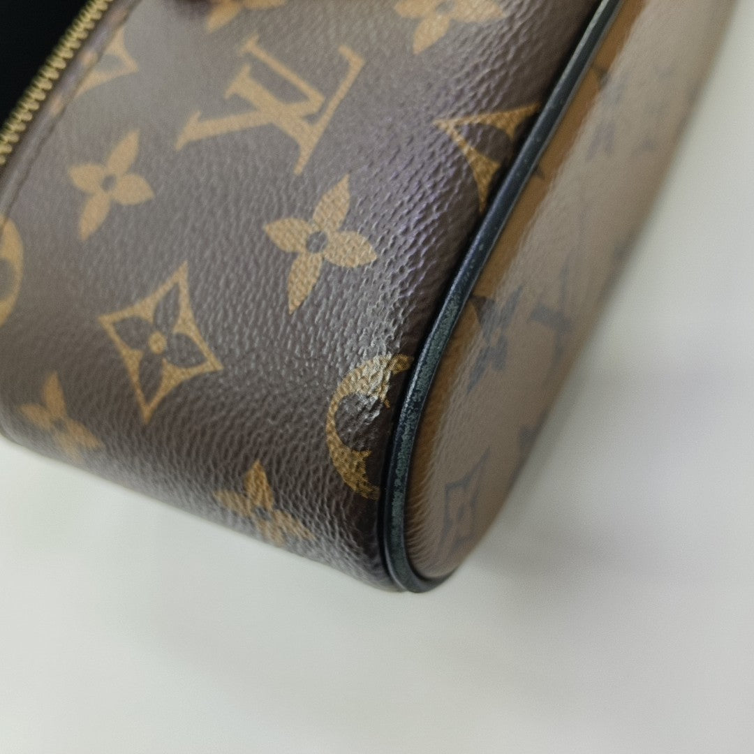 Vanity Chain Pouch Monogram Coated Canvas Brown