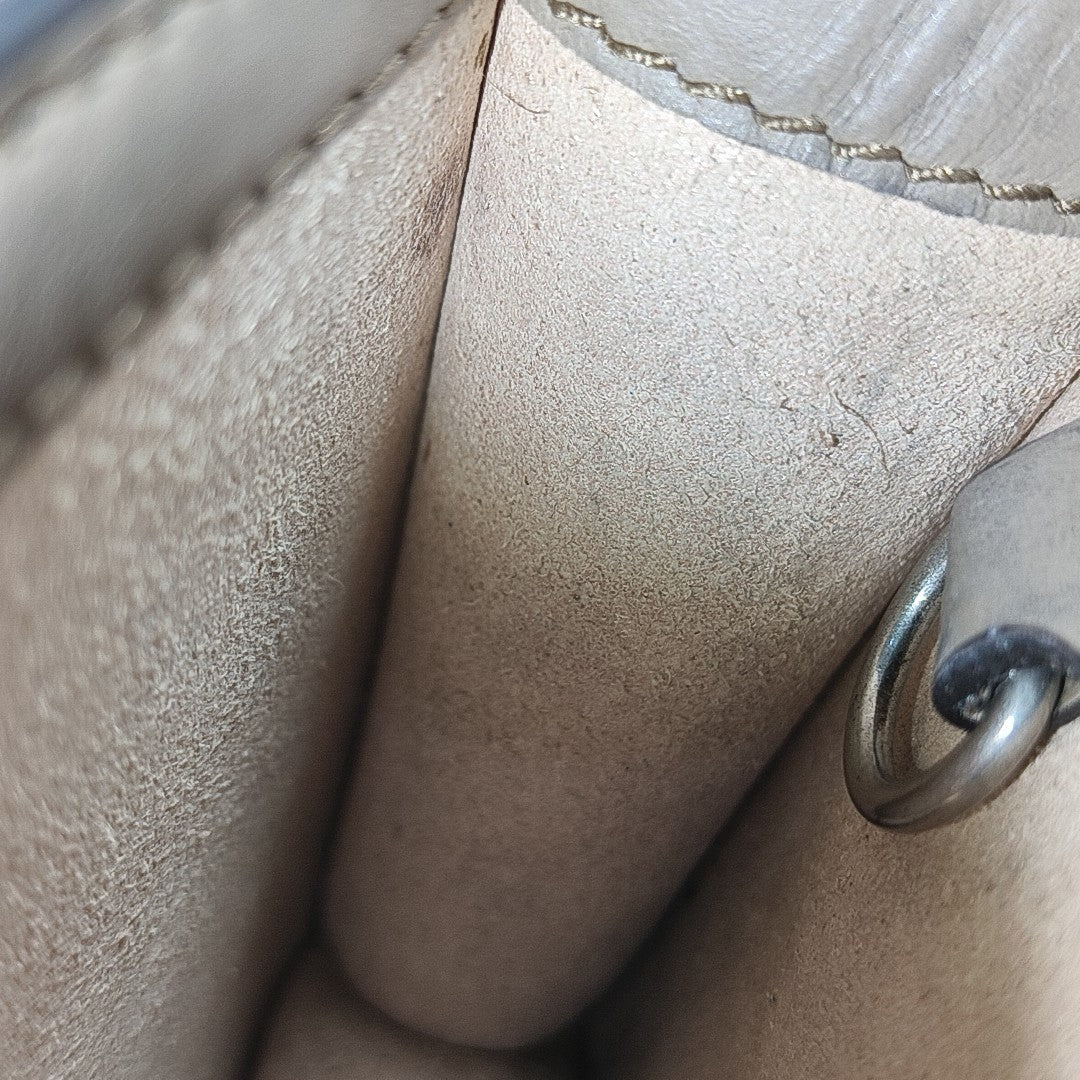 Dionysus Super Mini Monogram Coated Canvas Beige