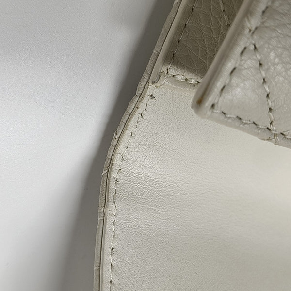 Cannage Calfskin Belt Bag White