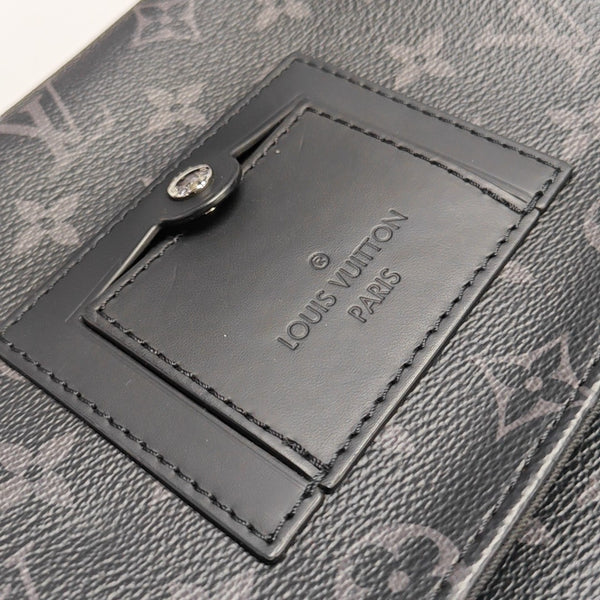 VOYAGER PM Monogram Coated Canvas Black