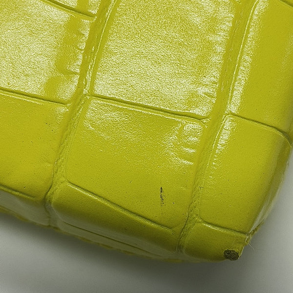 Shopping Bag Calfskin Yellow
