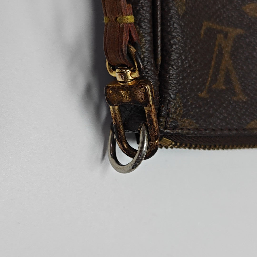 ACCESSOIRES Monogram Coated Canvas Brown