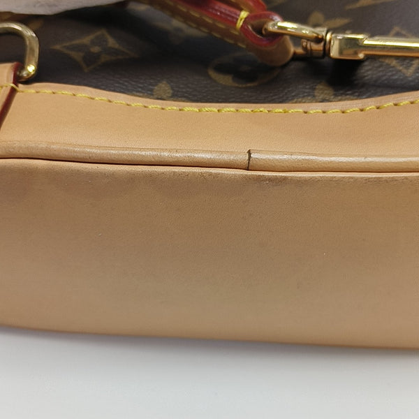 SOHO Mini Monogram Coated Canvas Brown
