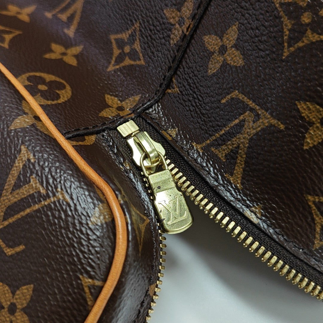 NICE BB Monogram Coated Canvas Brown