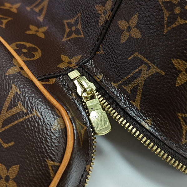 NICE BB Monogram Coated Canvas Brown