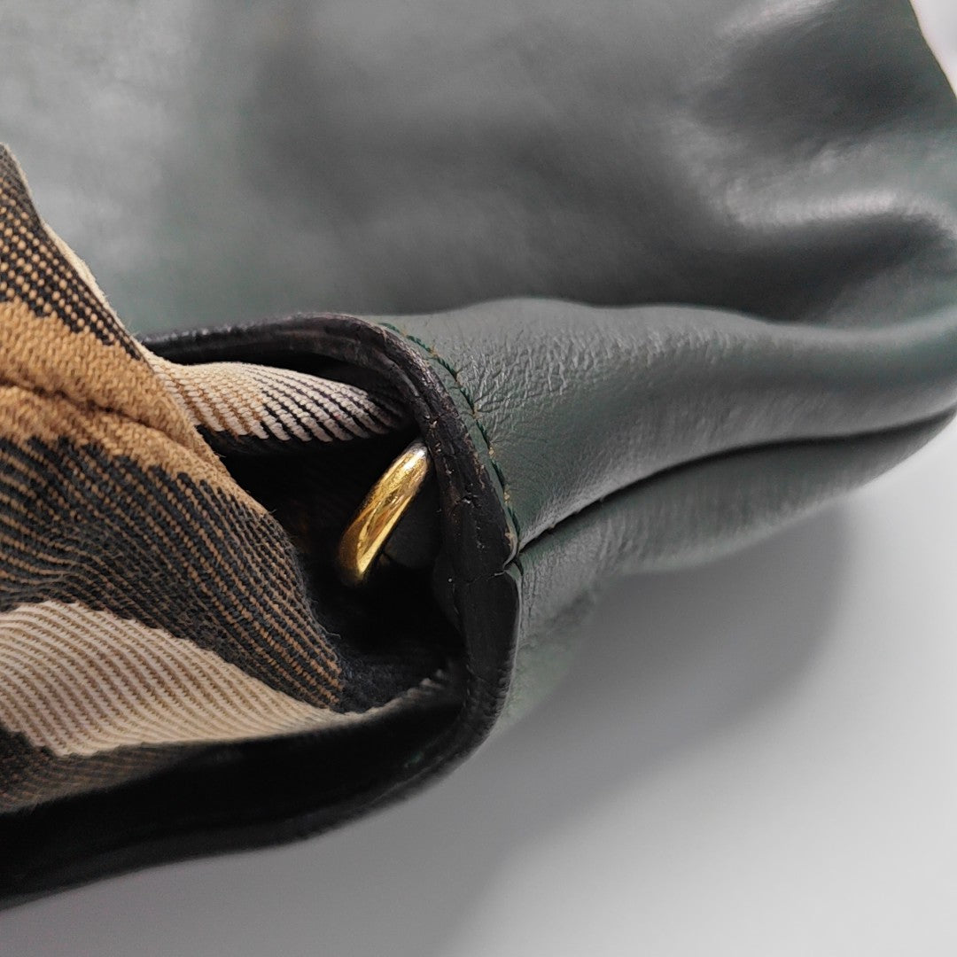 Crush Calfskin Green