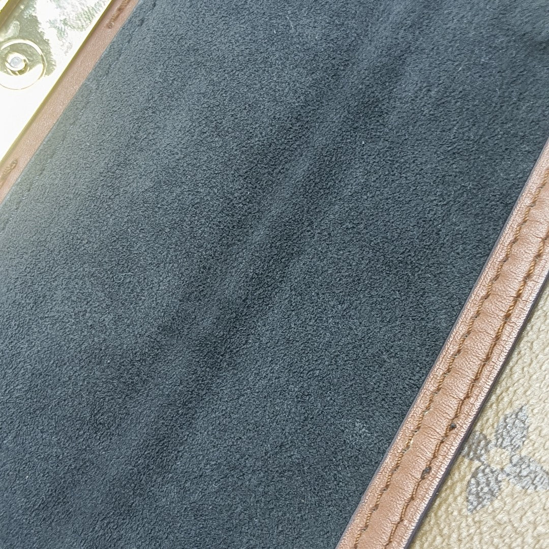 DAUPHINE WOC Monogram Coated Canvas Brown