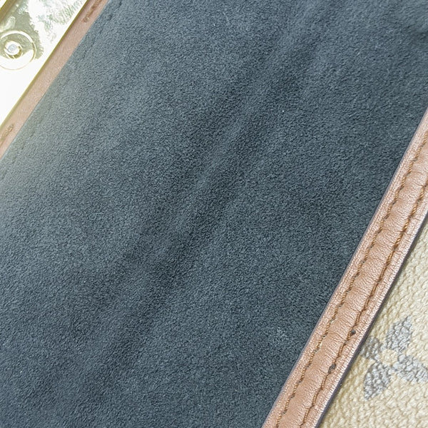 DAUPHINE WOC Monogram Coated Canvas Brown
