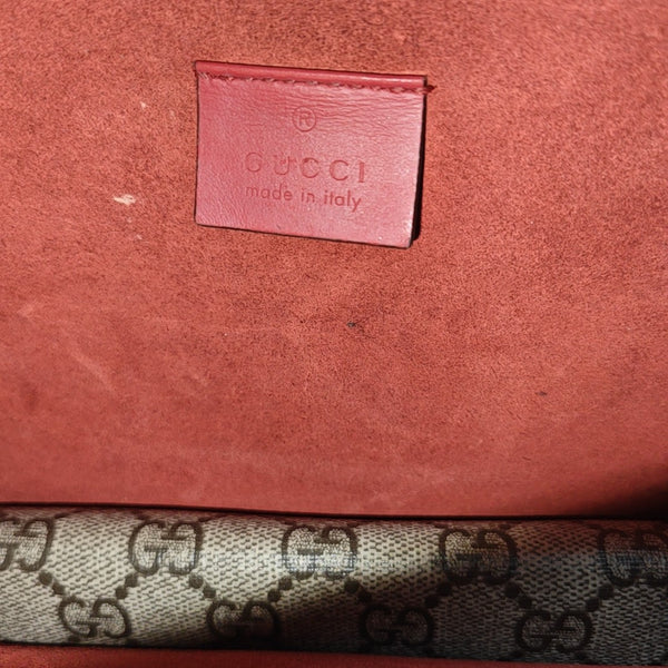 Dionysus Mini Monogram Coated Canvas Beige