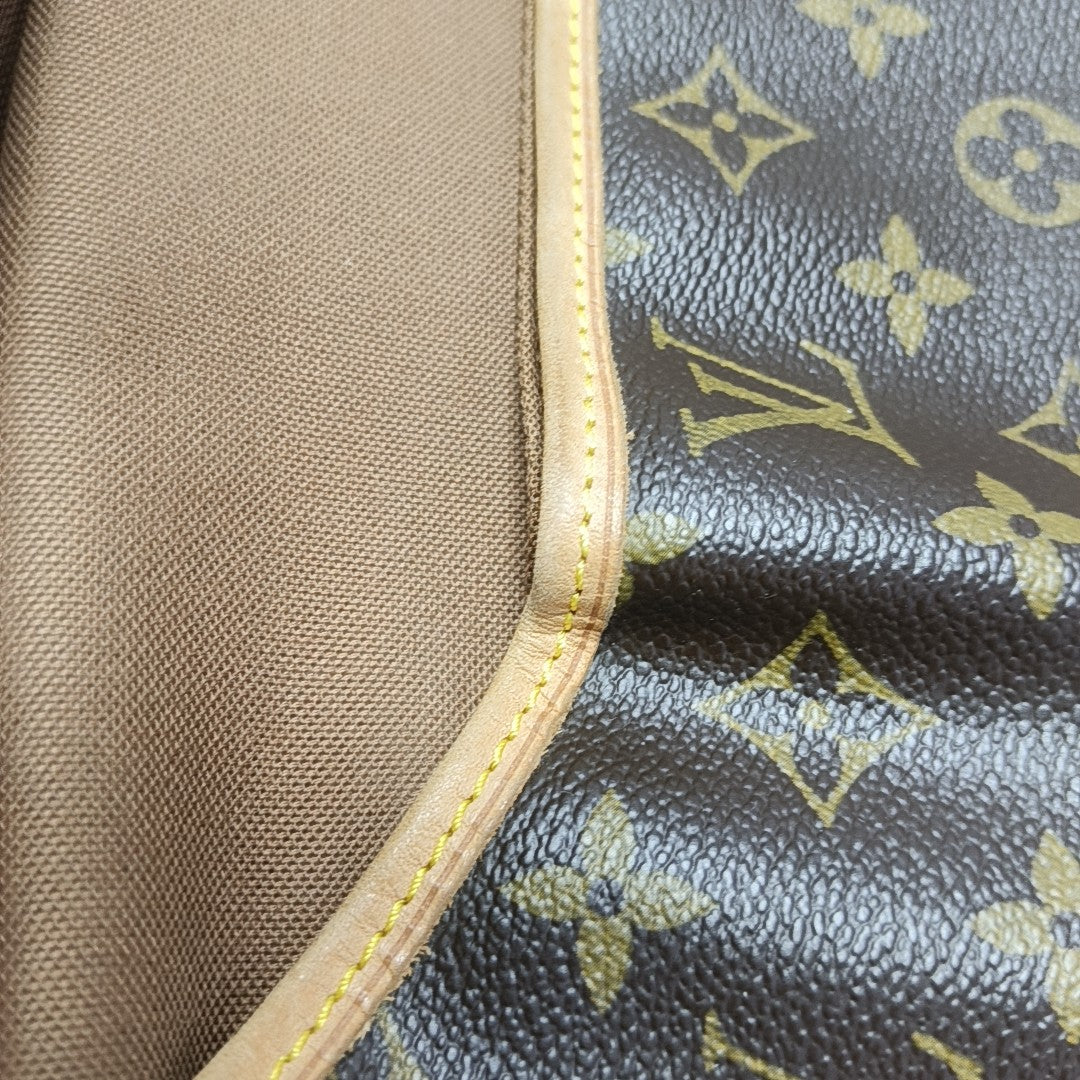SAUMUR Monogram Coated Canvas Brown
