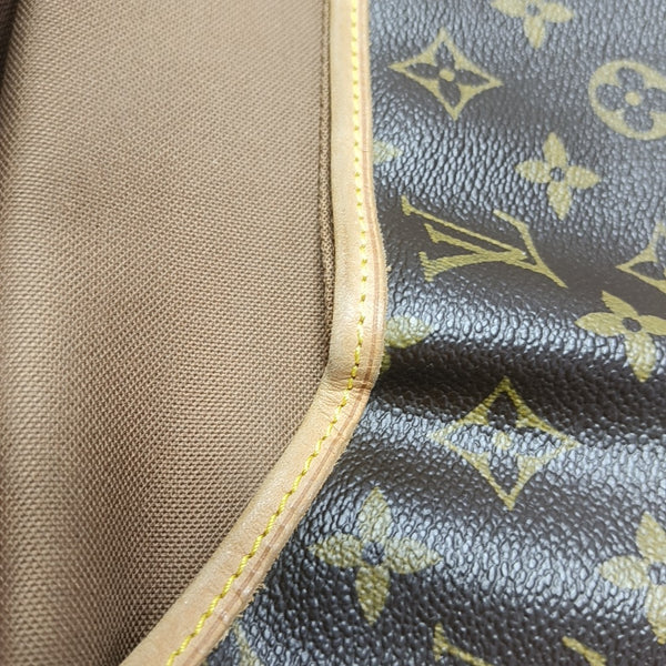 SAUMUR Monogram Coated Canvas Brown