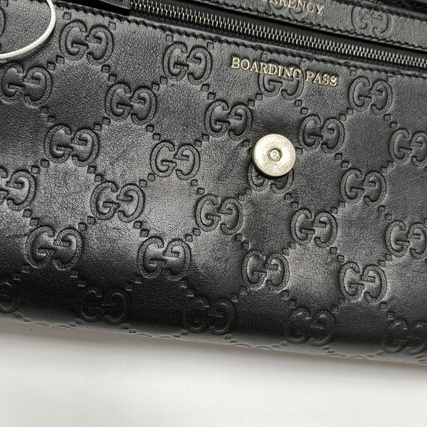 Monogram Calfskin Clutch Black