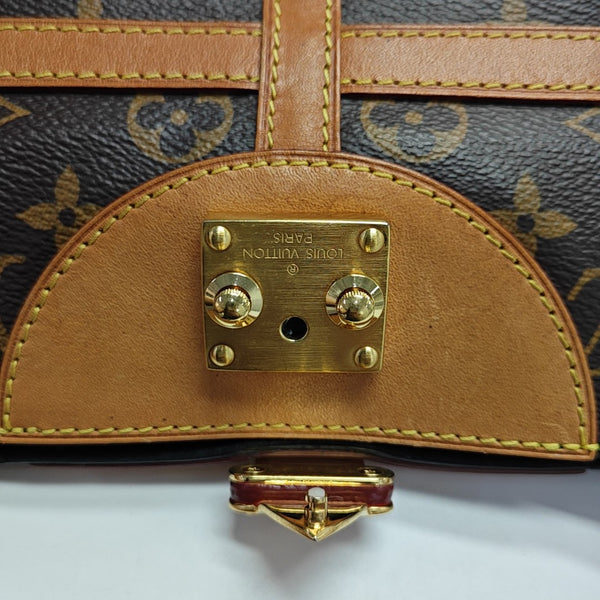 DUFFLE Monogram Coated Canvas Brown