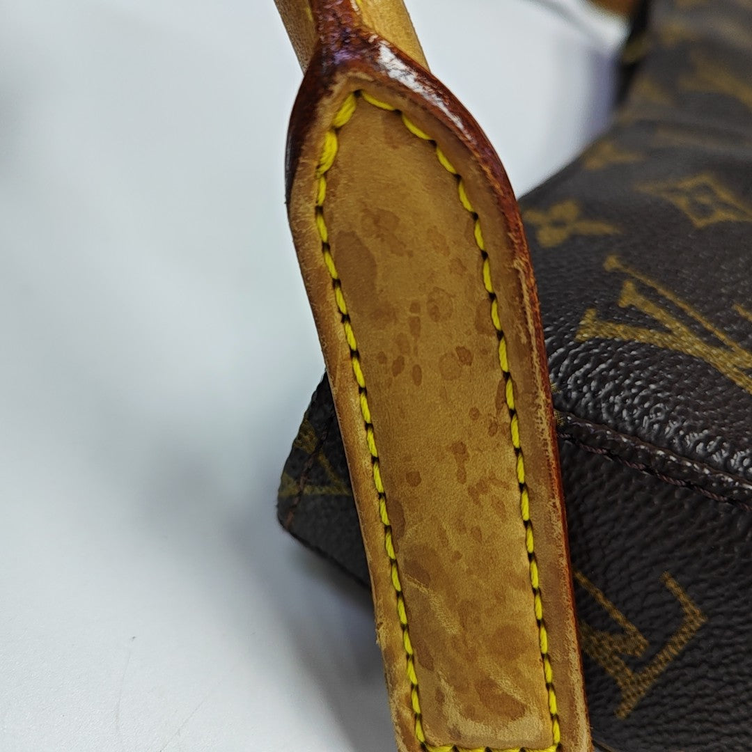 LOOPING GM Monogram Coated Canvas Brown
