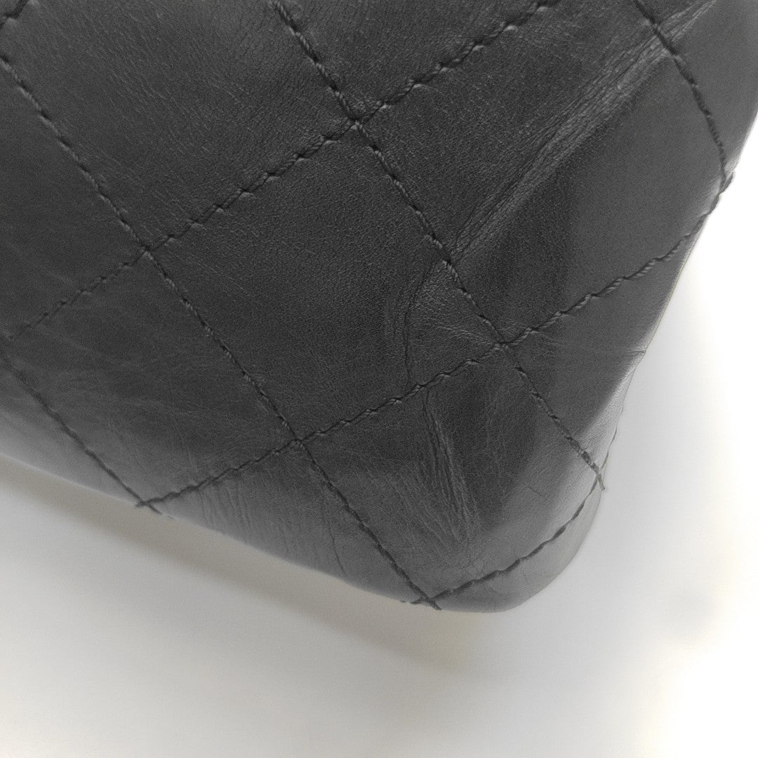 2.55 227 Quilted Calfskin Black
