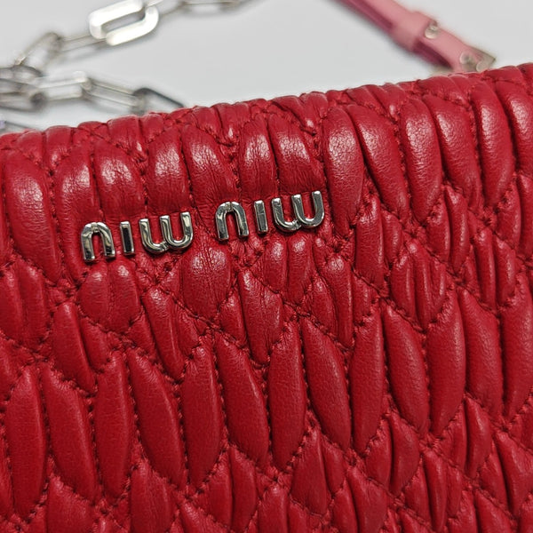 Quilted Lambskin Red